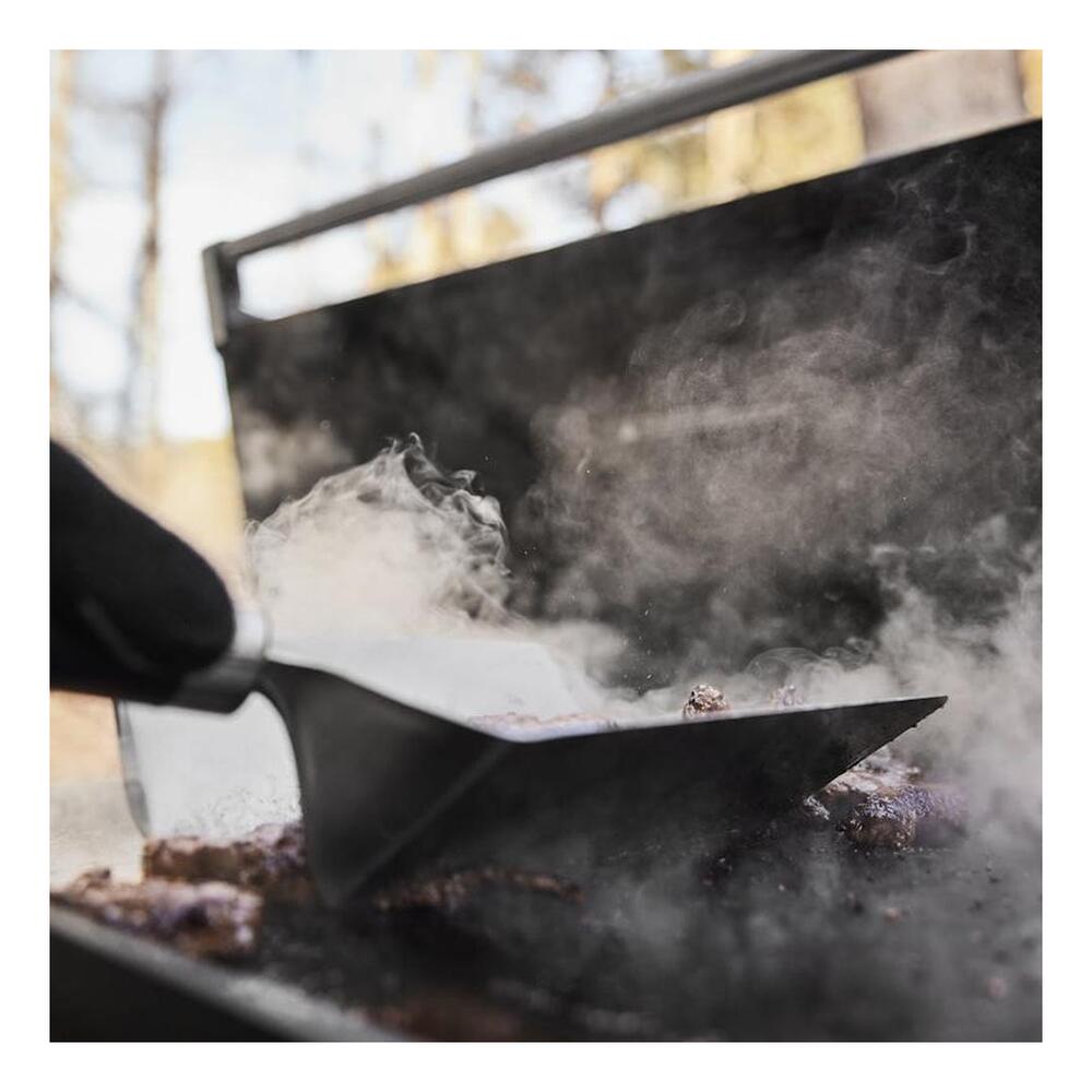 Weber Slate® 36" Rust-Resistant Griddle with Flip-Up Side Table (Liquid Propane) - Bla