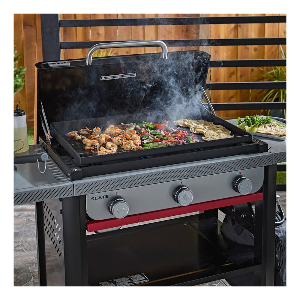 Weber Slate® 28" Rust-Resistant Griddle (Liquid Propane) - Black