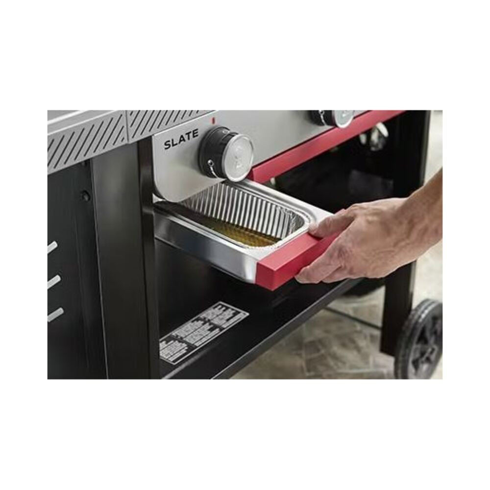 Weber Slate® 28" Rust-Resistant Griddle (Liquid Propane) - Black