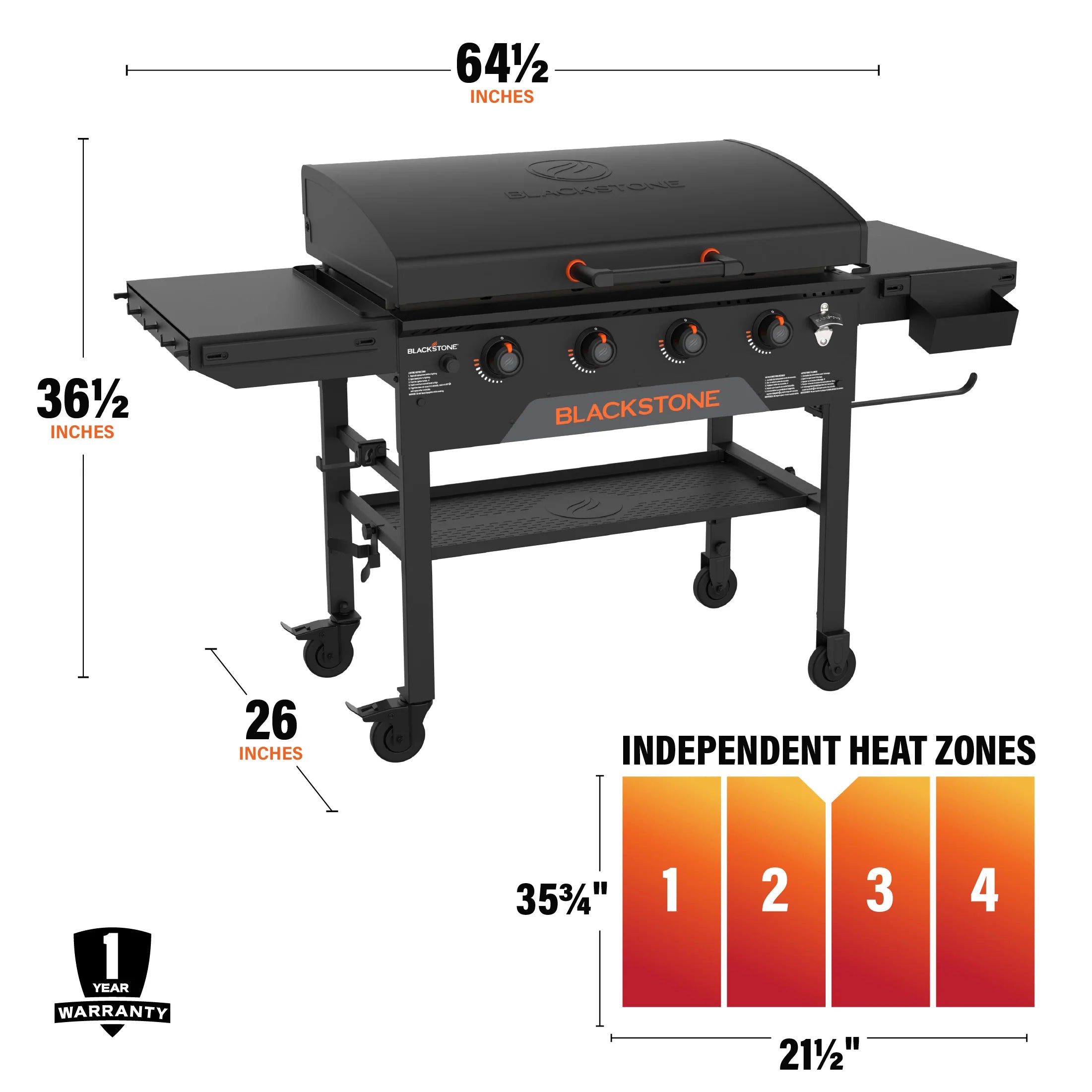 Black+Decker 36 Griddle with Hood