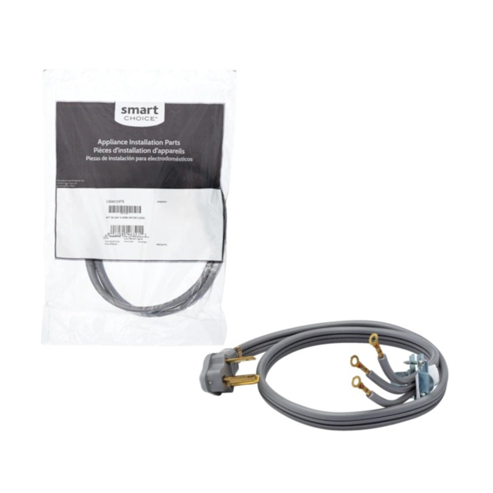 Frigidaire 4' 30 Amp 3 Wire Dryer Cord