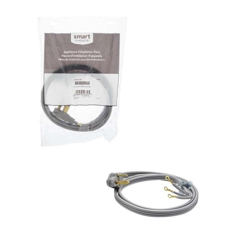 Frigidaire 6 IN 30 AMP 3 WIRE DRYER CORD  BAGGED