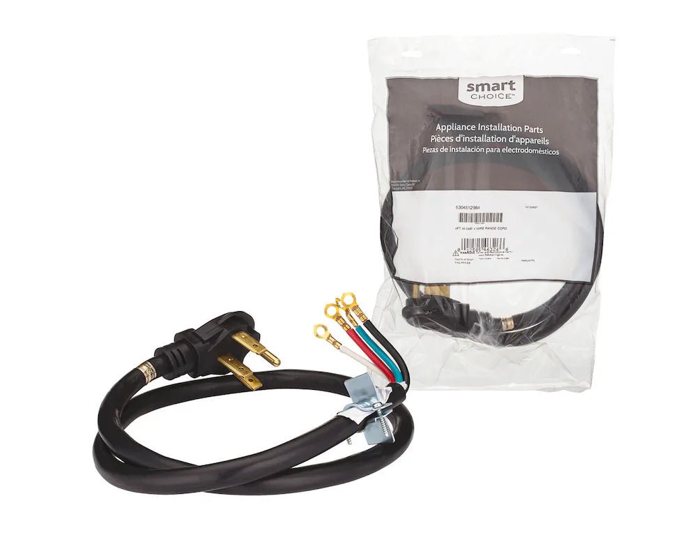 Frigidaire 4 ft. 40 Amp Range Cord with 4 Wire