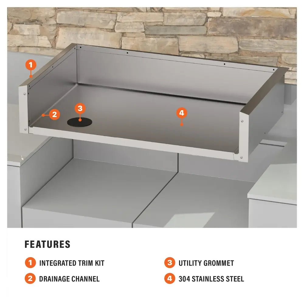 Black+Decker 36" Drop-in Griddle Insulating Jacket and Trim Kit
