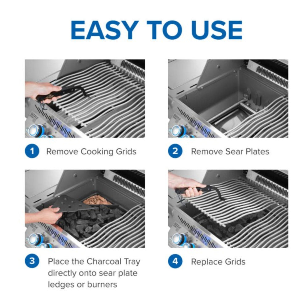 Napoleon Cast Iron Charcoal and Smoker Tray