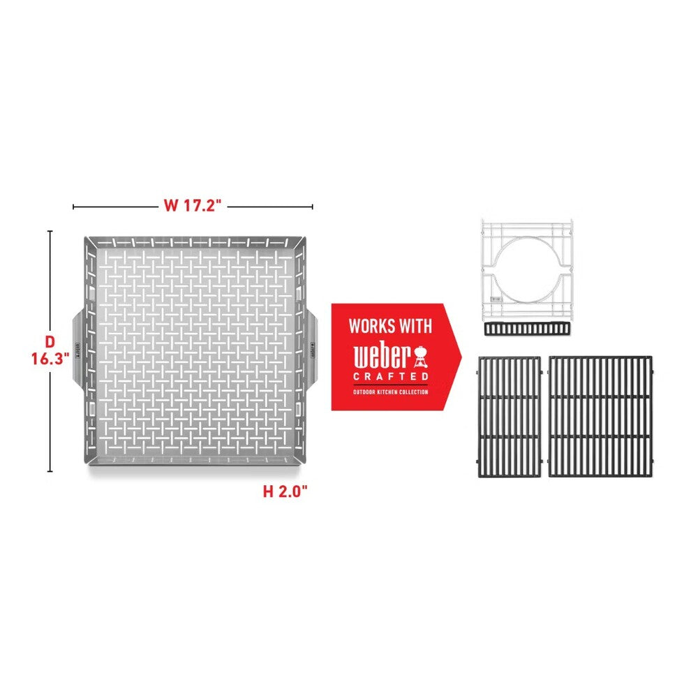 Weber WEBER CRAFTED Grilling Basket