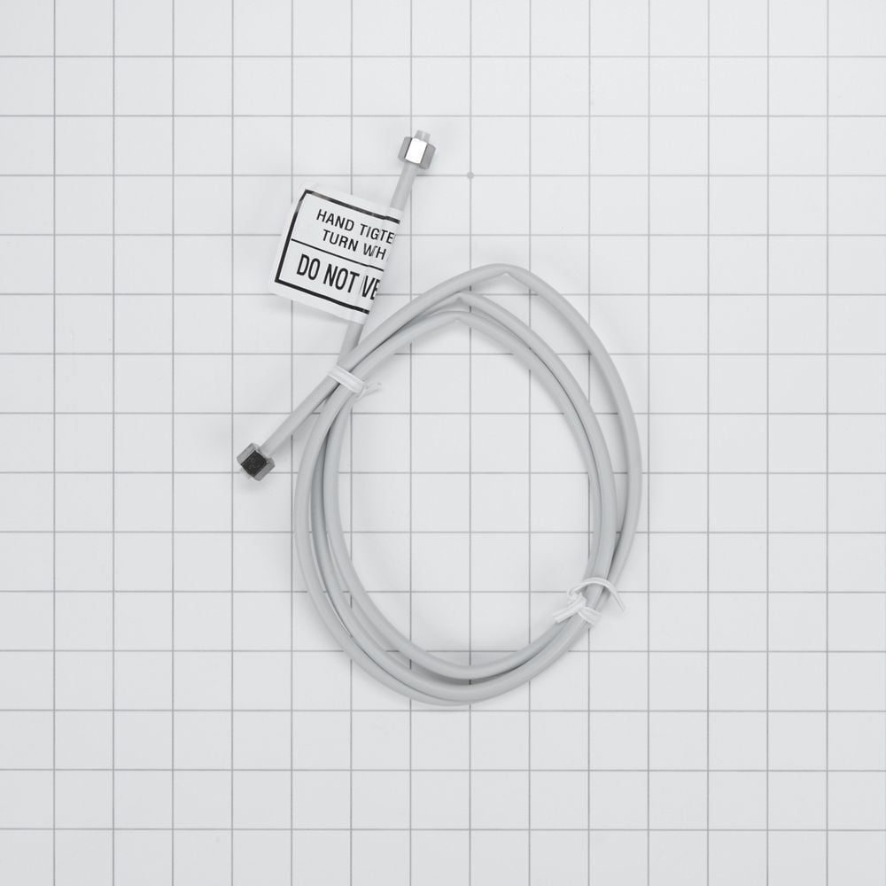 Whirlpool Refrigerator Water Line Installation Kit, Gray, 5' flexible plastic hose with 1/