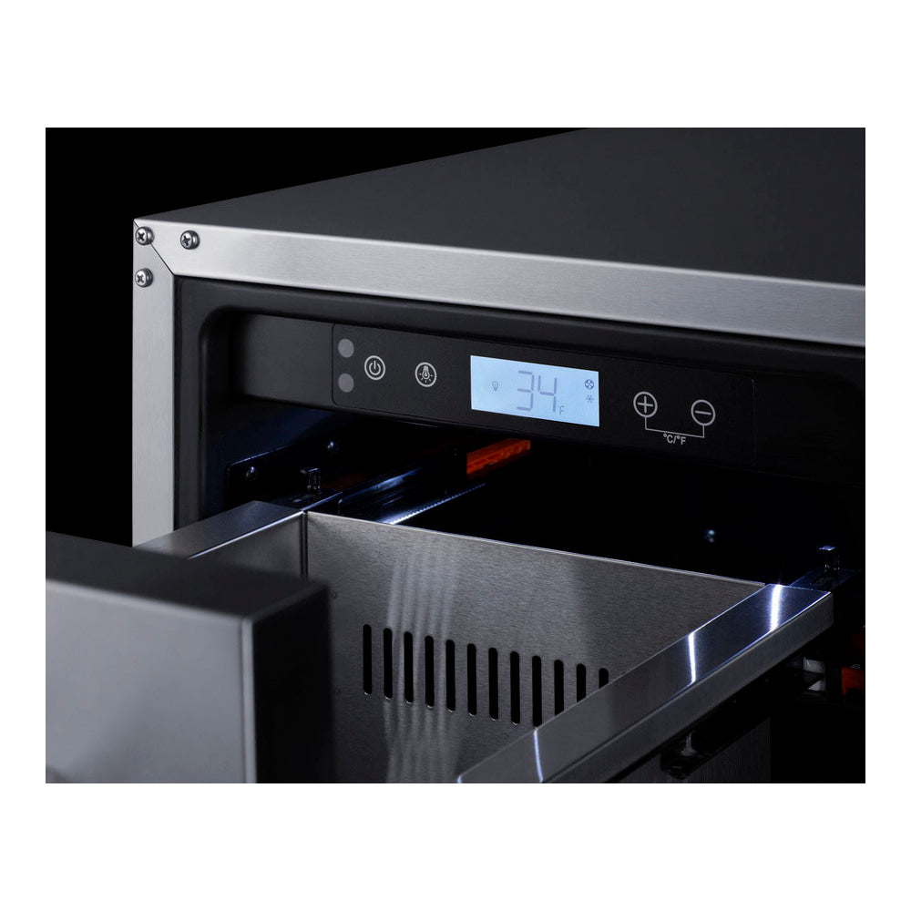 Summit 15" Wide 2-drawer All-refrigerator, ADA Compliant (panels Not Included)