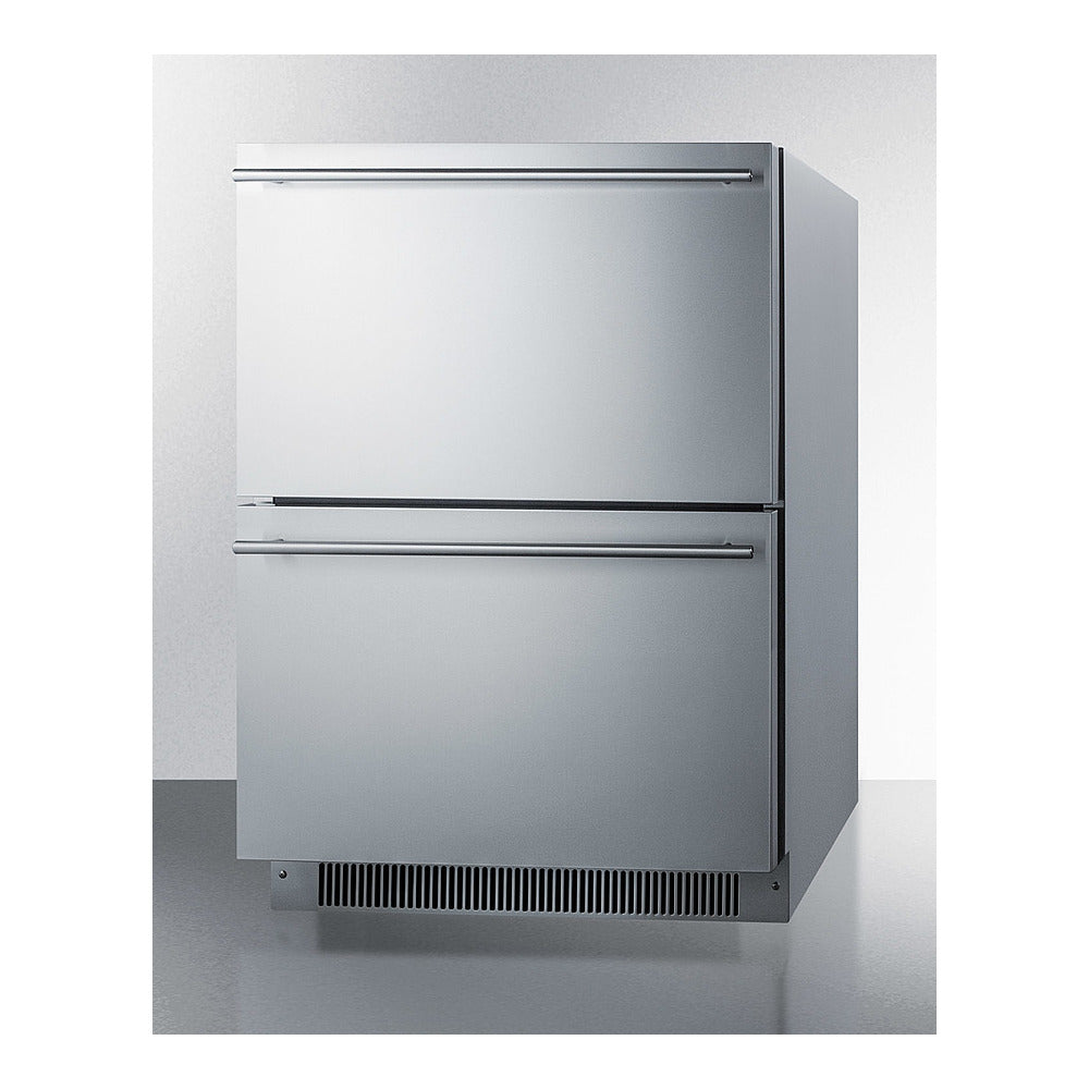 Summit 24" Wide 2-drawer All-refrigerator, ADA Compliant