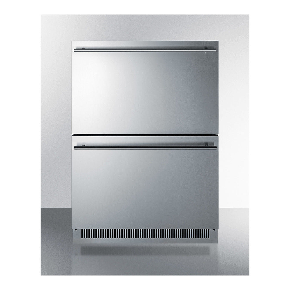 Summit 24" Wide 2-drawer All-refrigerator, ADA Compliant