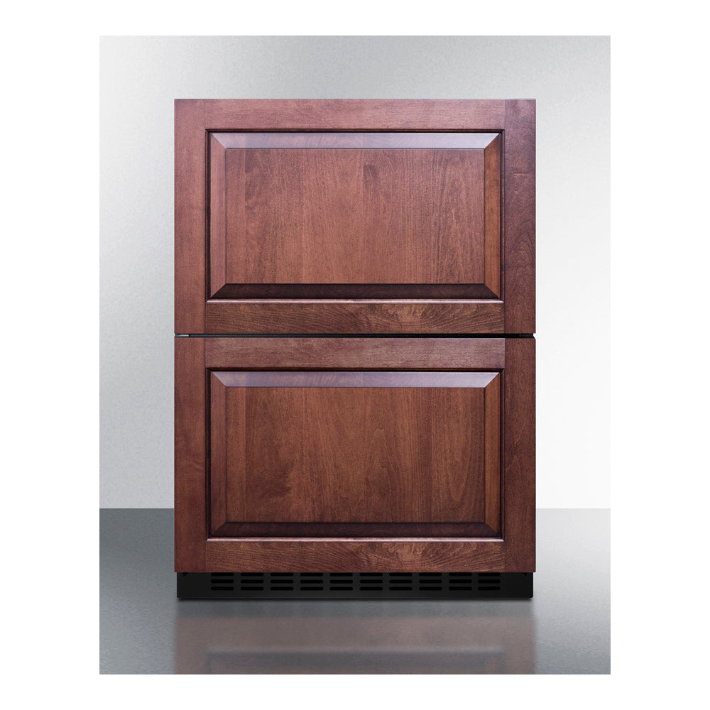 Summit 24" Wide 2-drawer All-refrigerator, ADA Compliant (panels Not Included)