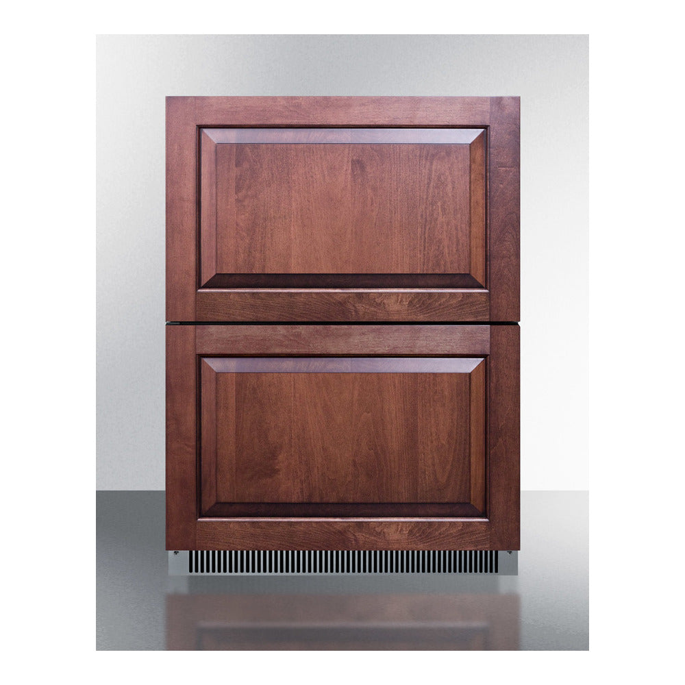 Summit 24" Wide 2-drawer All-refrigerator, ADA Compliant (panels Not Included)