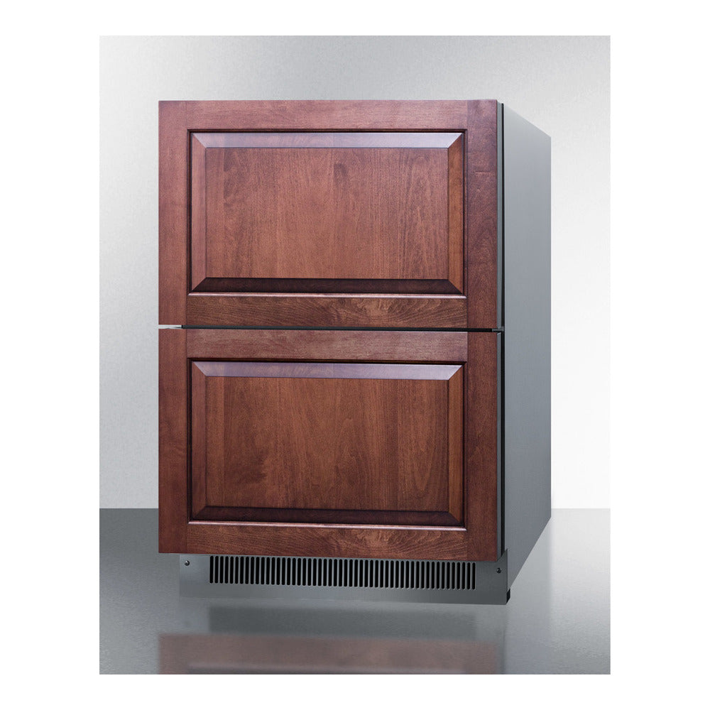 Summit 24" Wide 2-drawer All-refrigerator, ADA Compliant (panels Not Included)