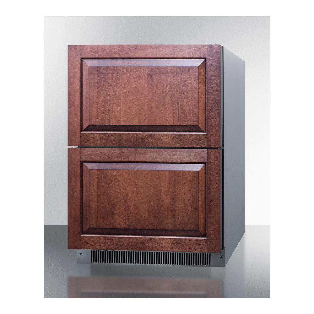Summit 24" Wide 2-drawer All-refrigerator, ADA Compliant (panels Not Included)