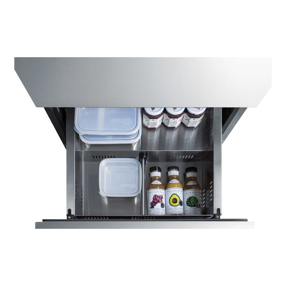 Summit 24" Wide 2-drawer All-refrigerator, ADA Compliant (panels Not Included)