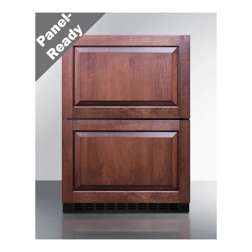 Summit 24" Wide Outdoor 2-drawer Refrigerator-freezer, ADA Compliant