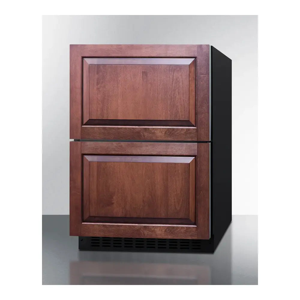 Summit 24" Wide Outdoor 2-drawer Refrigerator-freezer, ADA Compliant