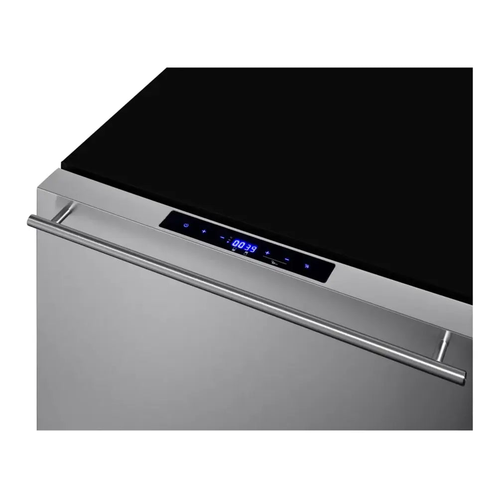 Summit 24" Wide Outdoor 2-drawer Refrigerator-freezer, ADA Compliant