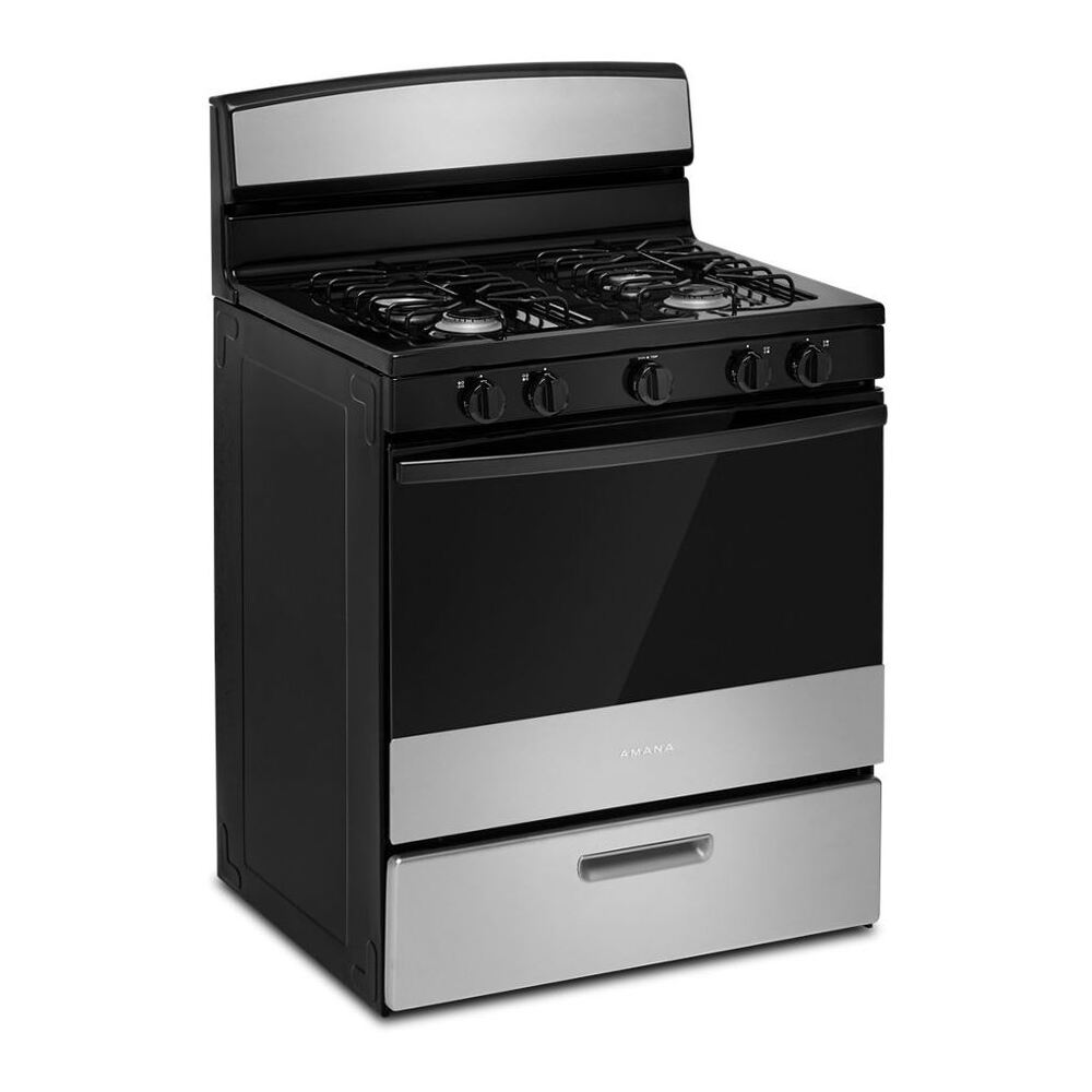 Amana Amana® 30-inch Gas Range with Easy-Clean Glass Door