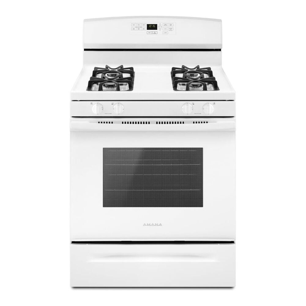 Amana 30-inch Gas Range with Self-Clean Option