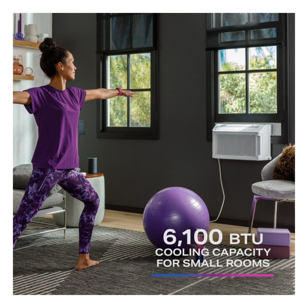 GE GE Profile ClearView™ 6,100 BTU Smart Ultra Quiet Window Air Conditioner for Sma