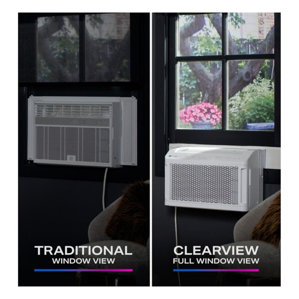 GE GE Profile ClearView™ 8,300 BTU Smart Ultra Quiet Window Air Conditioner for Med