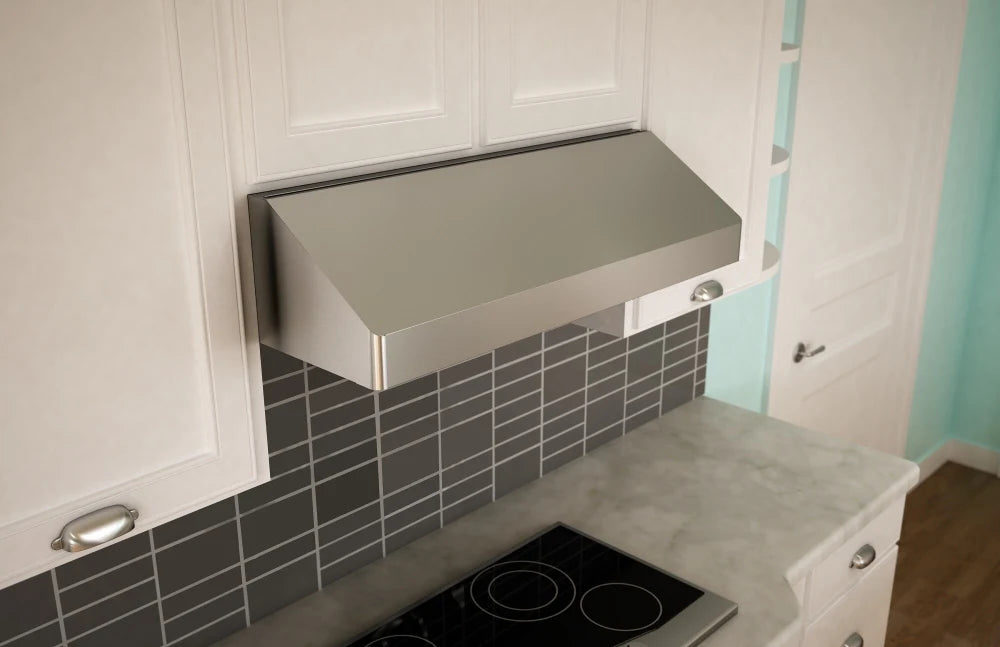 Zephyr Gust, UC, 30in, SS, Baffles, LED