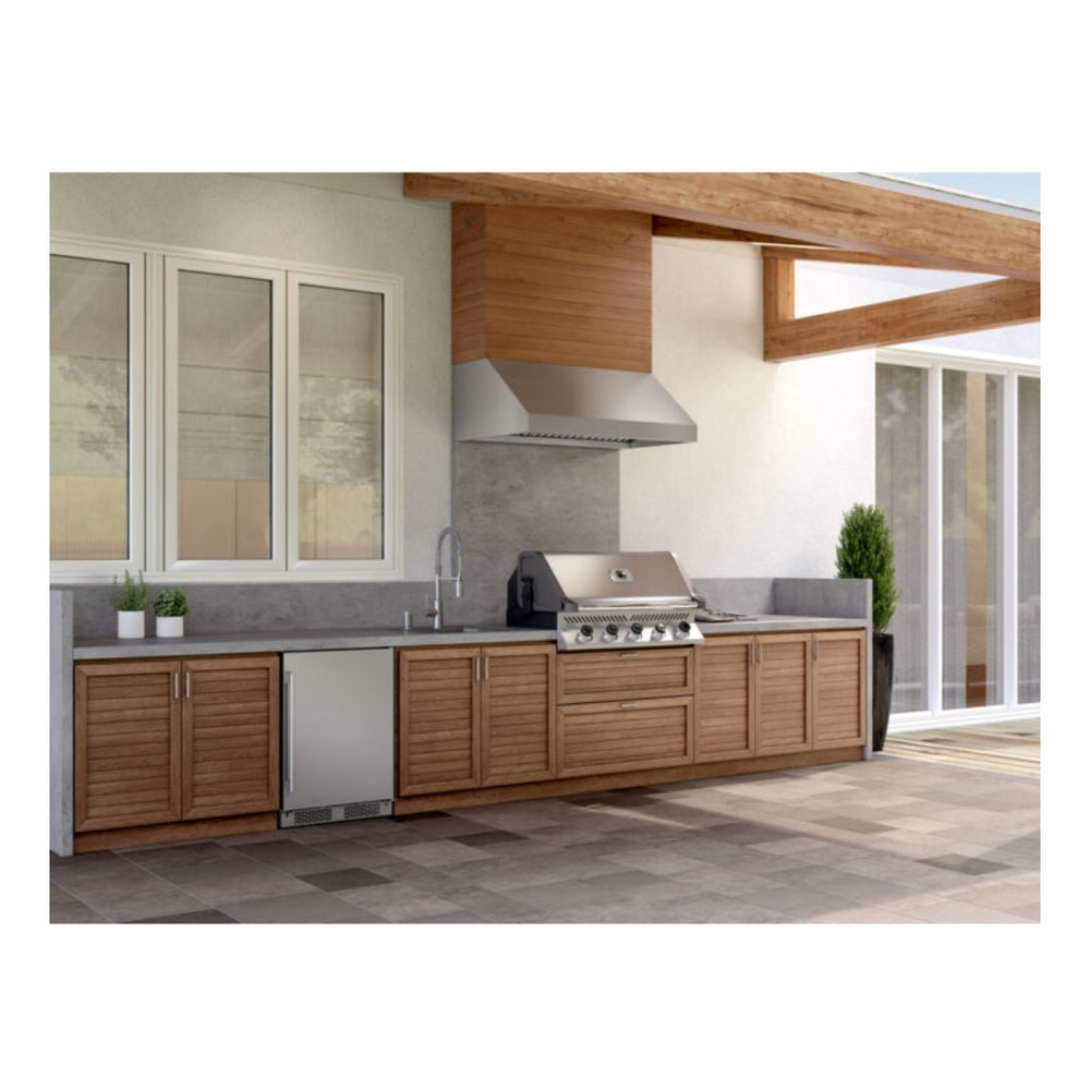 Zephyr Cypress Wall Outdoor, 48in, LED, SS, 1200 CFM