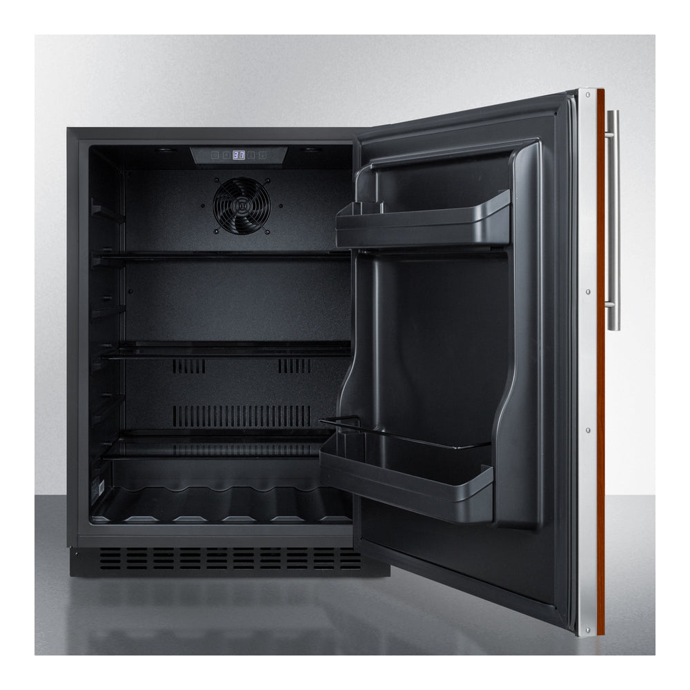 Summit 24" Wide Built-in All-refrigerator, ADA Compliant (panel Not Included)