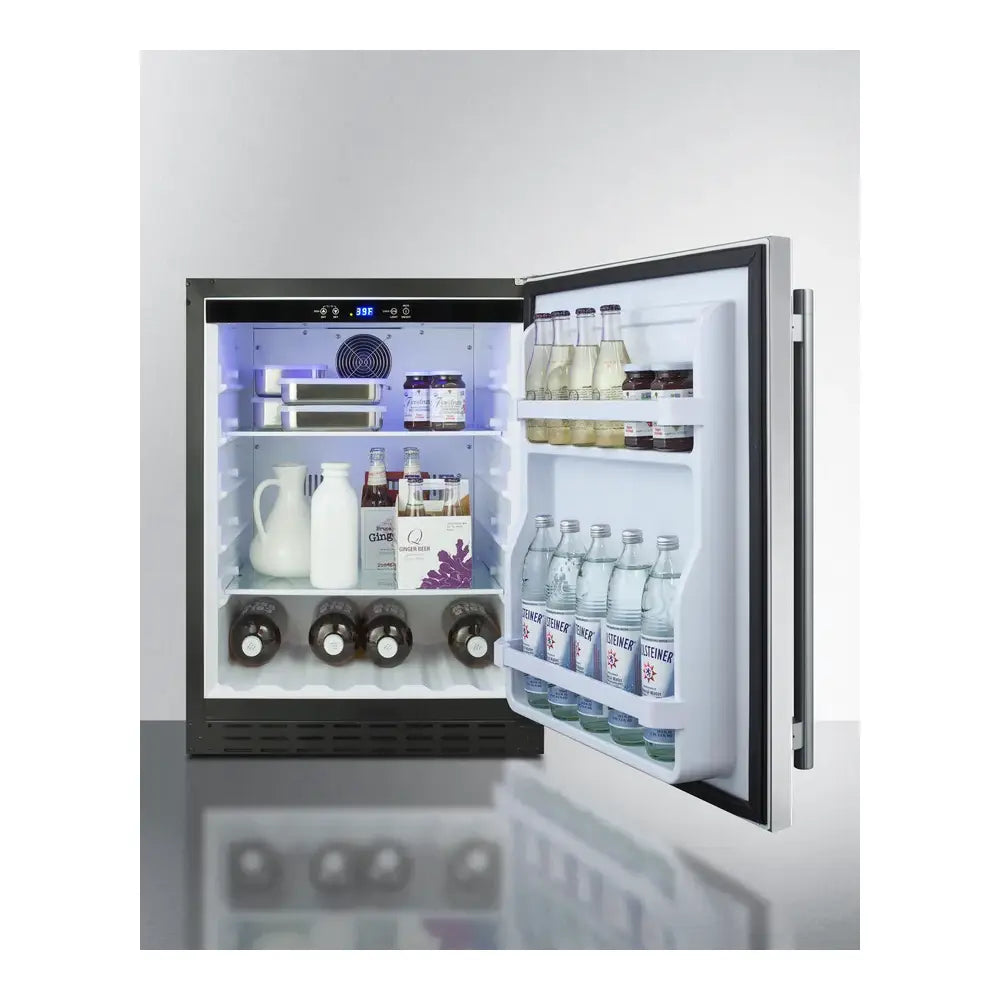 Summit 24" Wide Built-in All-refrigerator, ADA Compliant