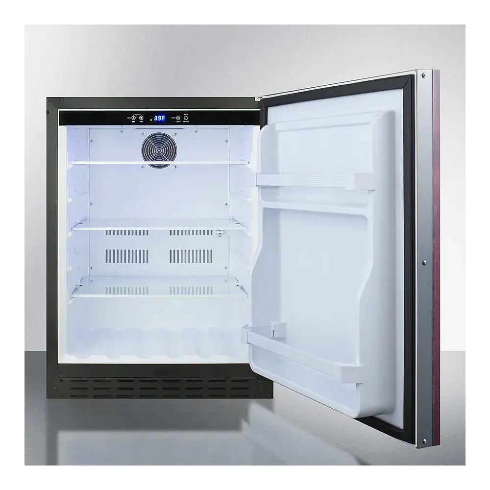 Summit 24" Wide Built-in All-refrigerator, ADA Compliant (panel Not Included)