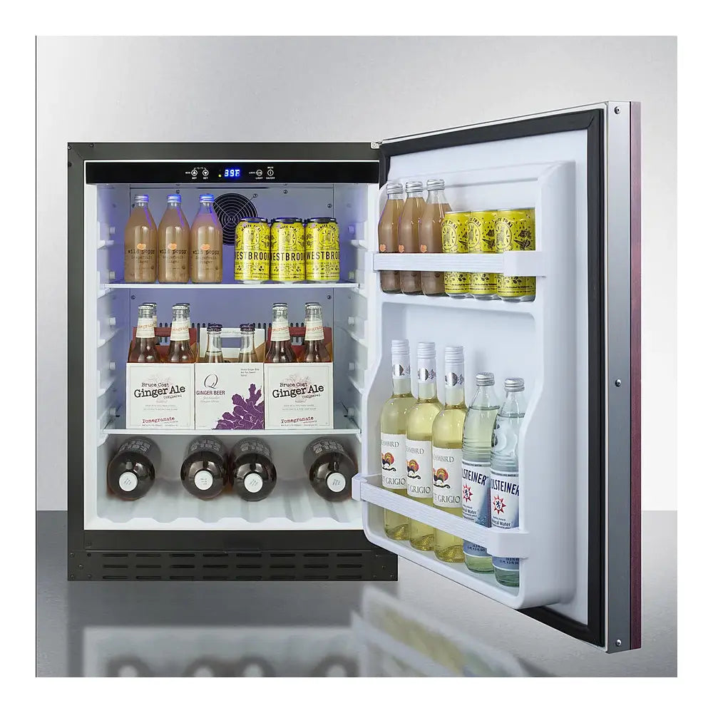 Summit 24" Wide Built-in All-refrigerator, ADA Compliant (panel Not Included)