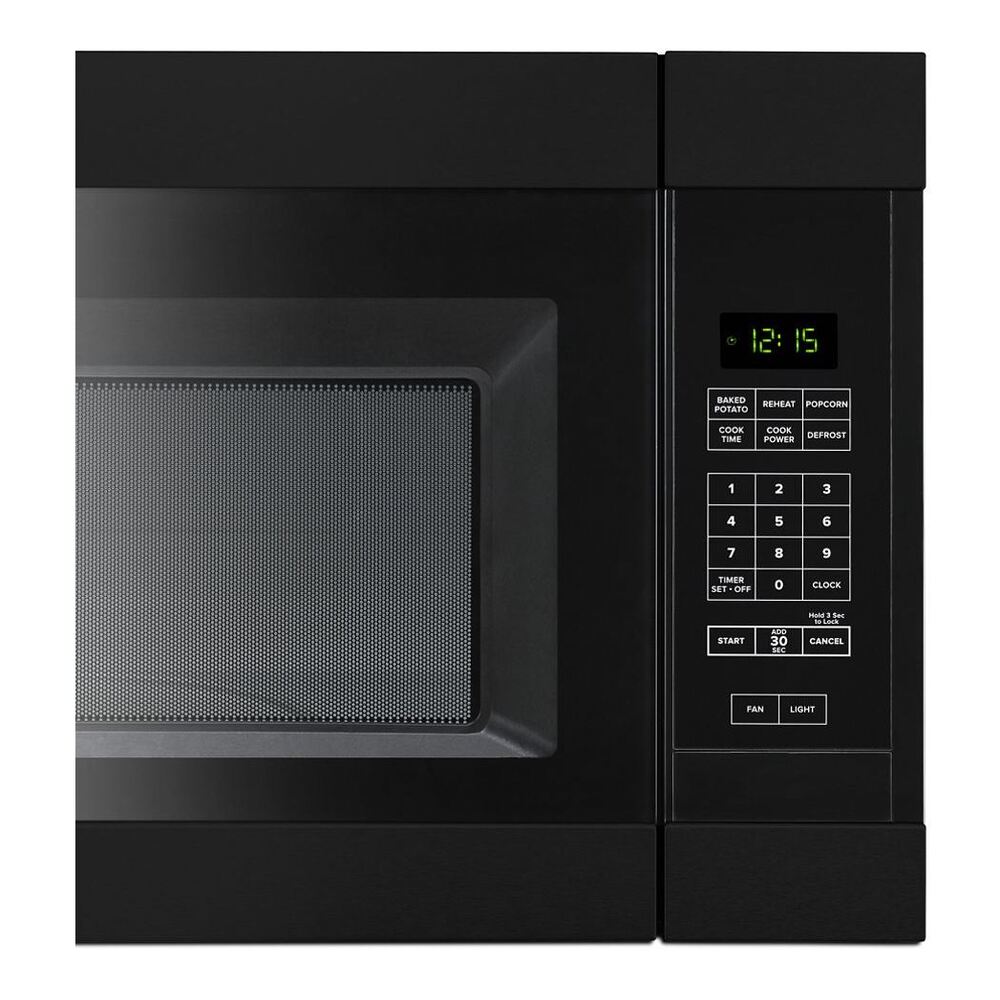 Amana 1.6 Cu. Ft. Over-the-Range Microwave with Add 0:30 Seconds - Black