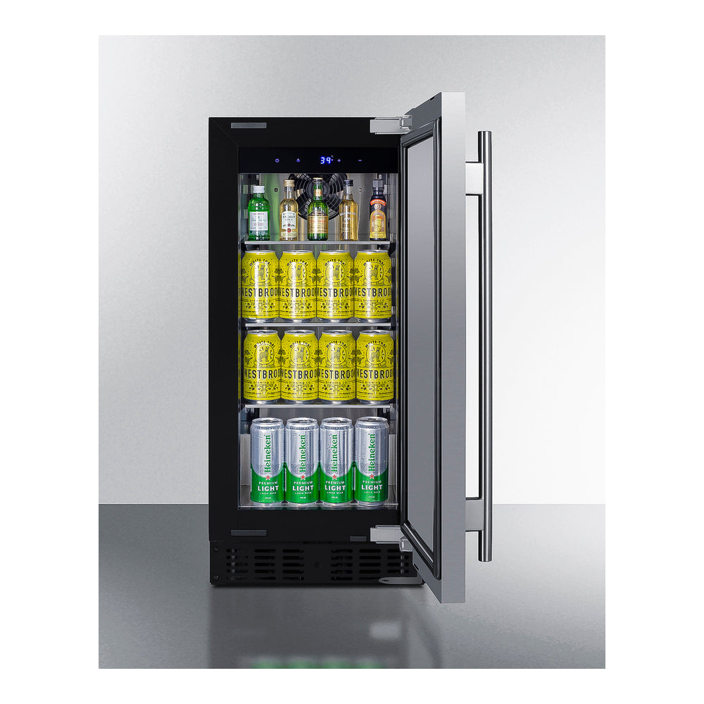 Summit 15" Wide Built-in All-refrigerator, ADA Compliant