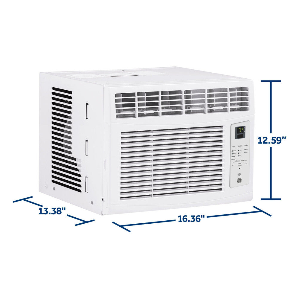 GE GE® 6,000 BTU Electronic Window Air Conditioner for Small Rooms up to 250 sq ft.