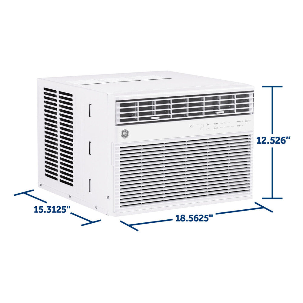 GE GE® 8,000 BTU Smart Electronic Window Air Conditioner for Medium Rooms up to 350