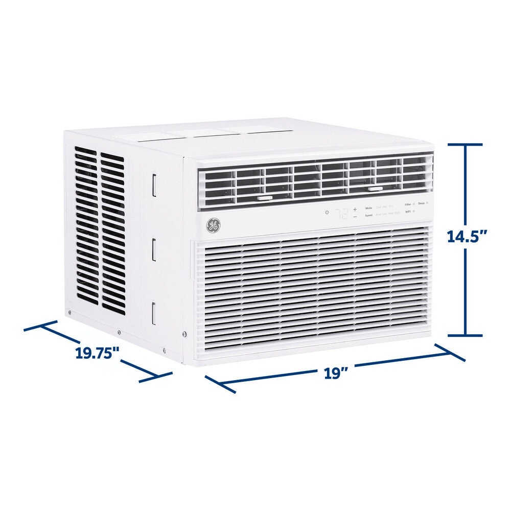 GE GE® 10,000 BTU Smart Electronic Window Air Conditioner for Medium Rooms up to 45