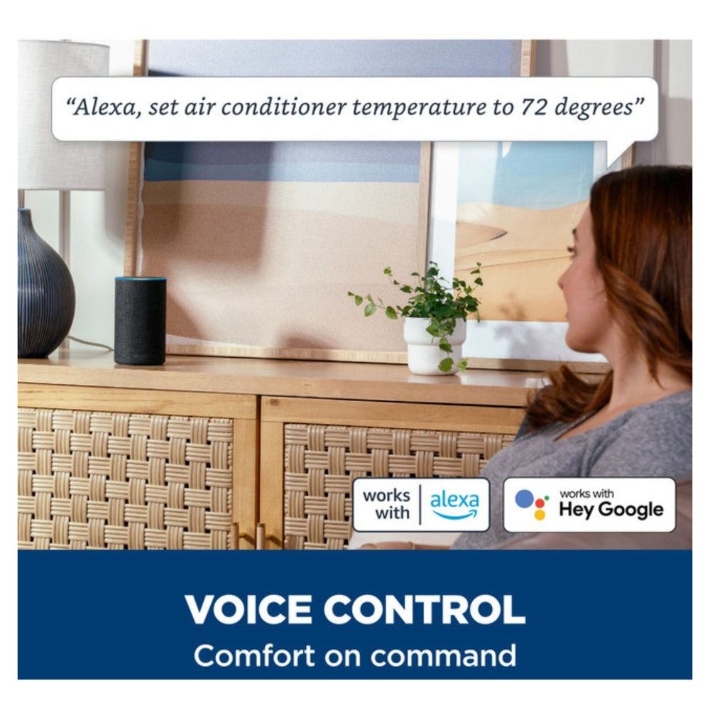 GE GE® 12,000 BTU Smart Electronic Window Air Conditioner for Large Rooms up to 550