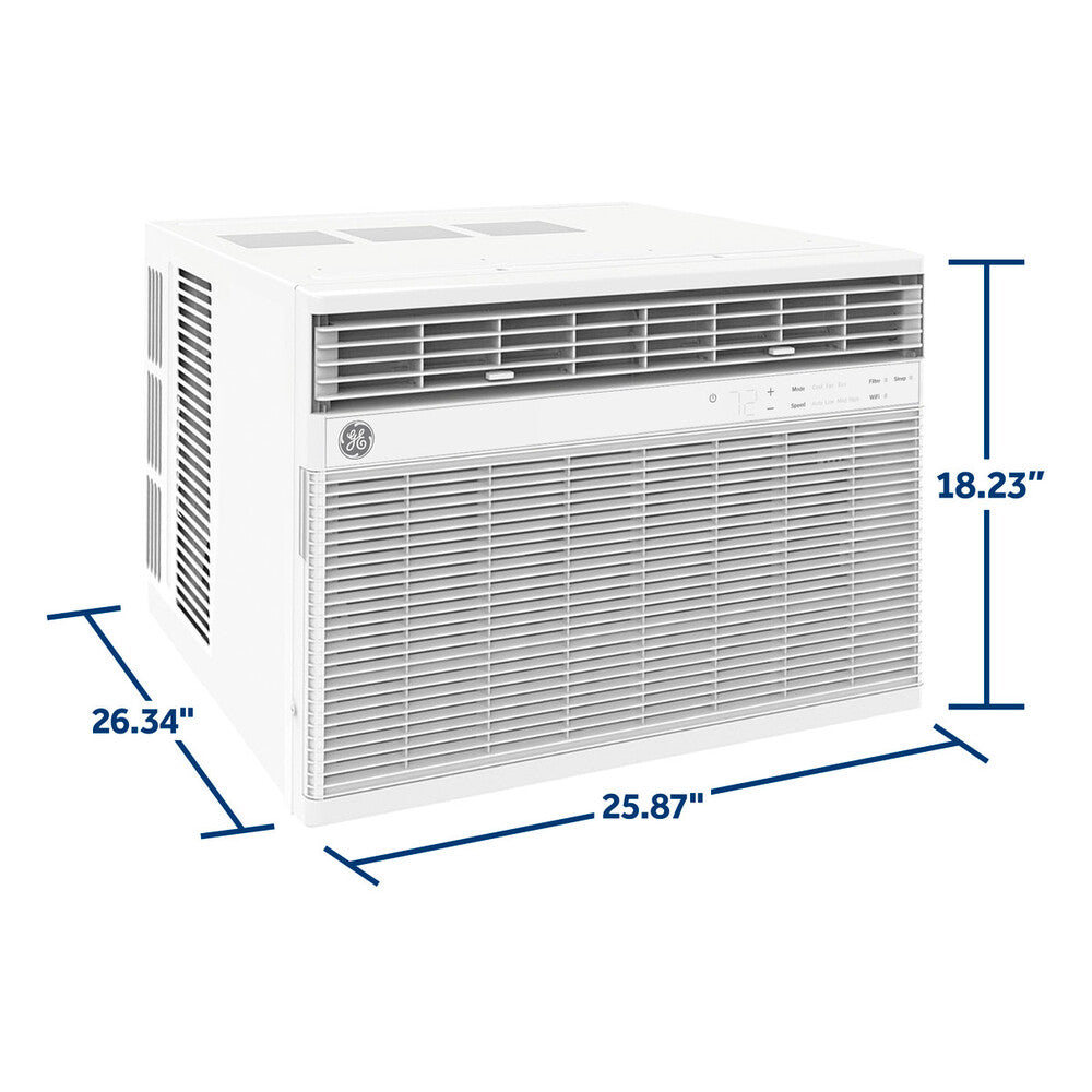 GE GE® 18,000 BTU Smart Electronic Window Air Conditioner for Extra-Large Rooms up 
