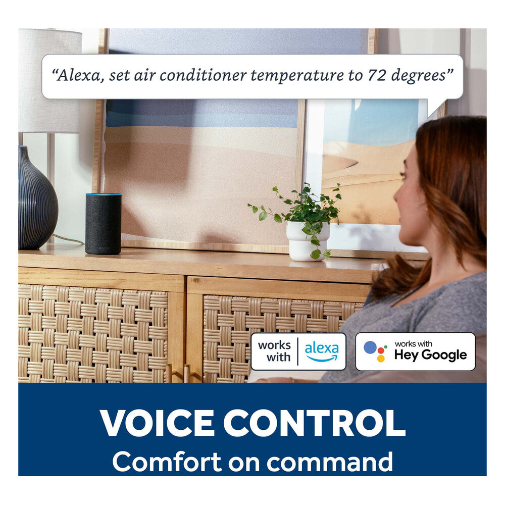 GE GE® 12,000 BTU Smart Heat/Cool Electronic Window Air Conditioner for Large Rooms