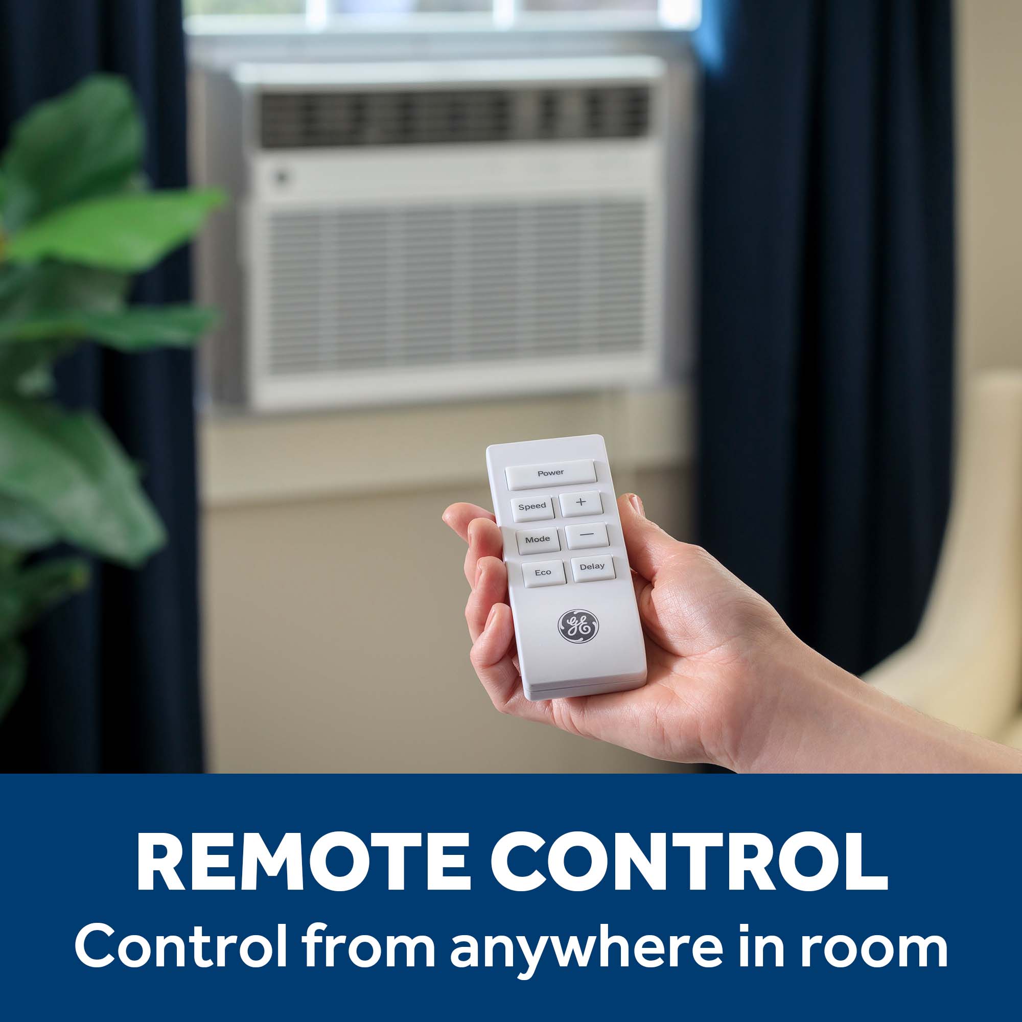 GE GE® 24,000 BTU Smart Heat/Cool Electronic Window Air Conditioner for Extra-Large