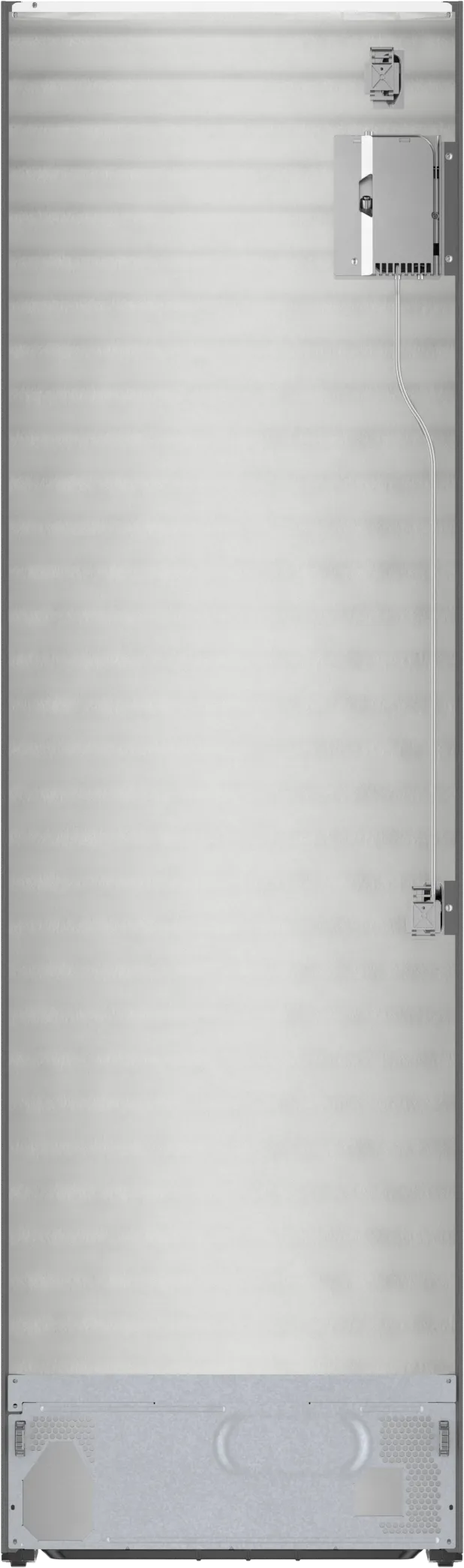 Bosch 800 Series, free-standing fridge-freezer with freezer at bottom, glass door, 24'