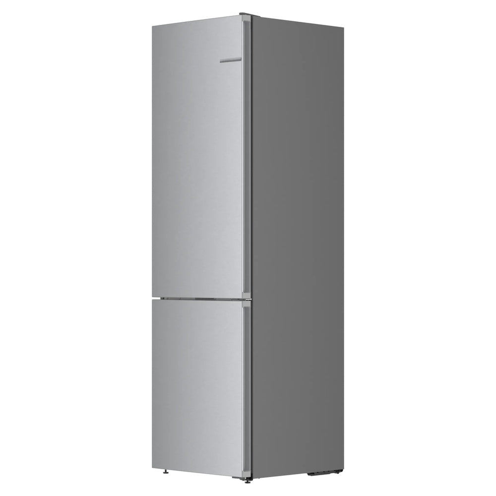 Bosch 800 Series, free-standing fridge-freezer with freezer at bottom, 24'', Brushed s