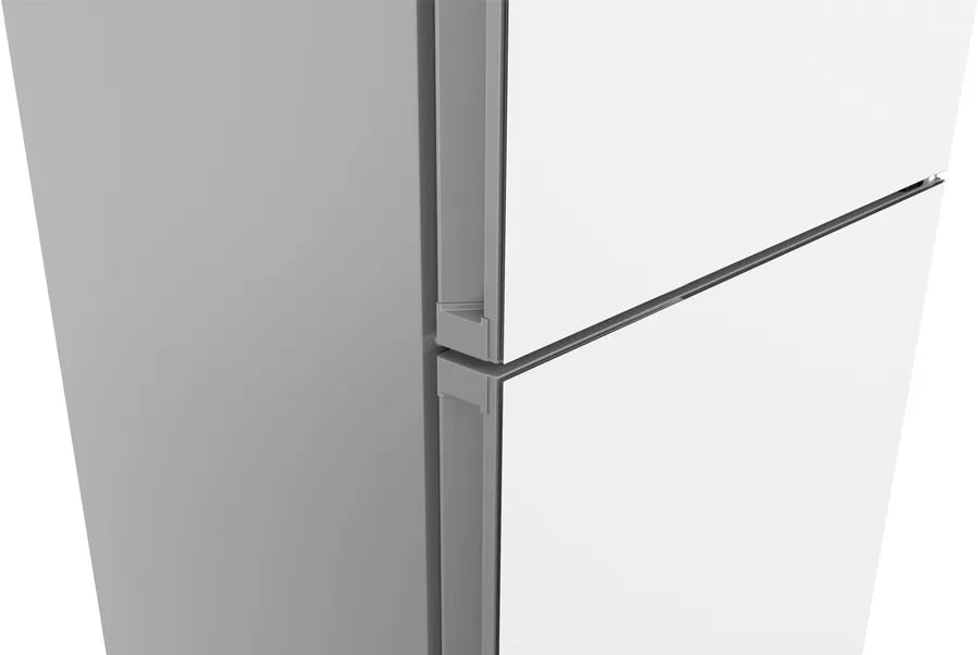 Bosch 800 Series, free-standing fridge-freezer with freezer at bottom, glass door, 24'