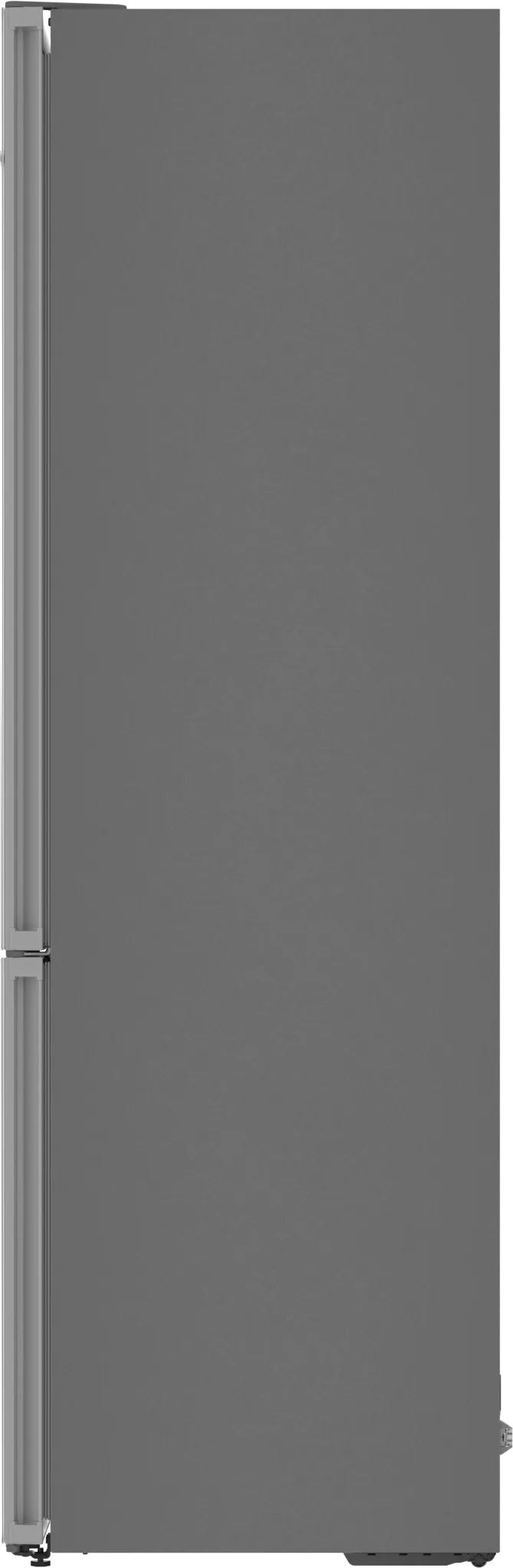 Bosch 800 Series, free-standing fridge-freezer with freezer at bottom, glass door, 24'