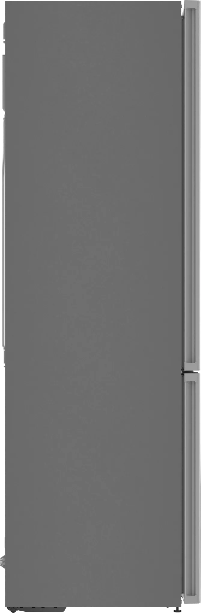 Bosch 800 Series, free-standing fridge-freezer with freezer at bottom, glass door, 24'