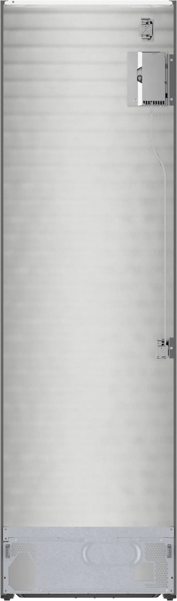 Bosch 800 Series, free-standing fridge-freezer with freezer at bottom, glass door, 24'