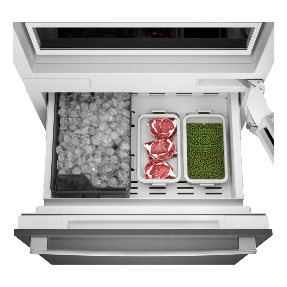 Bob Martin Benchmark®, Vario built-in fridge-freezer with freezer at bottom, 30'', soft clo