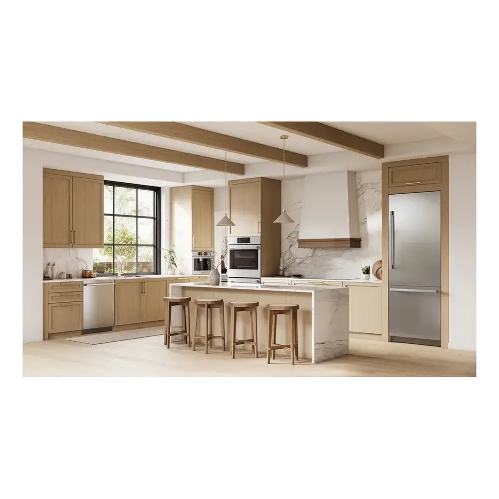 Bob Martin Benchmark®, Vario built-in fridge-freezer with freezer at bottom, 30'', soft clo