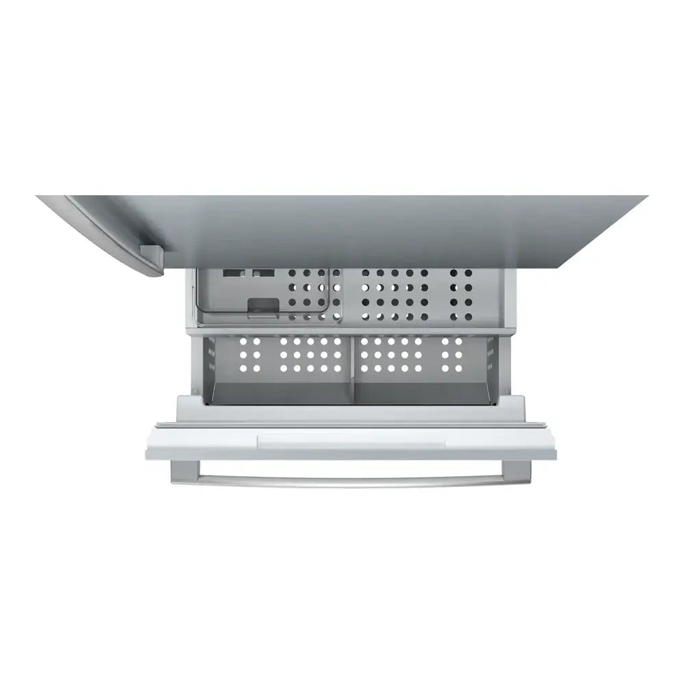 Bob Martin Benchmark®, built-in fridge-freezer with freezer at bottom, 30'', flat hinge